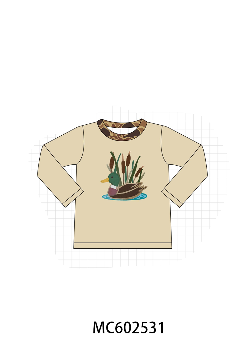 PO82 Camouflage duck embroidery collection