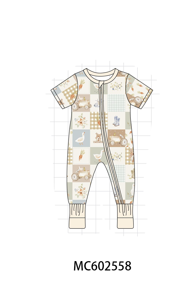 PO82 Goose checkered bamboo collection