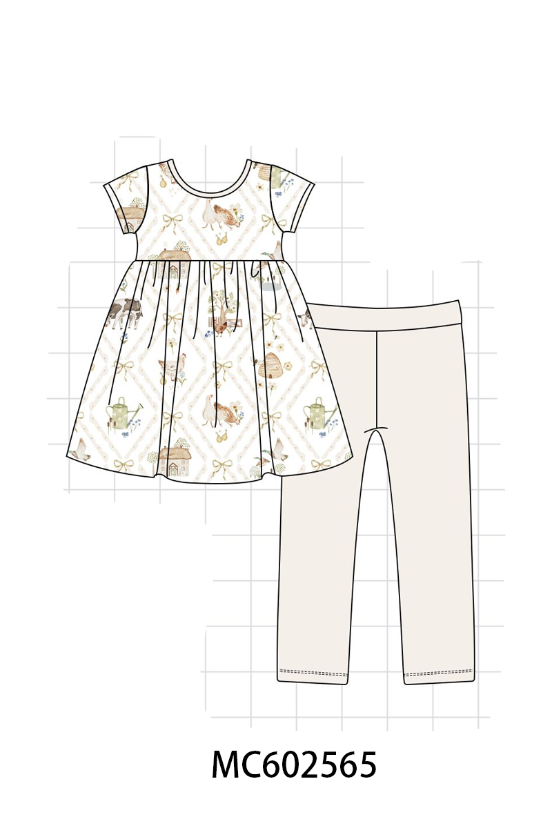 PO82 Pink farm bamboo collection