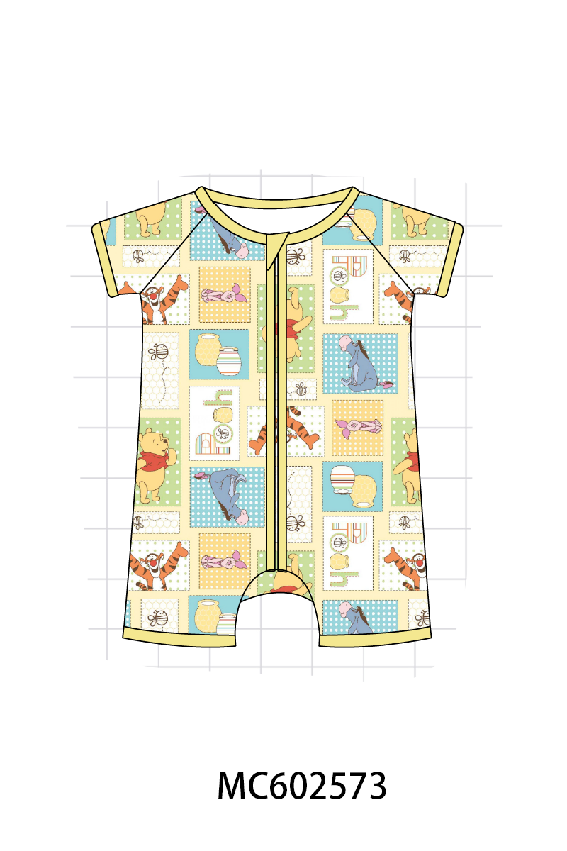 PO82 Yellow character print bamboo collection