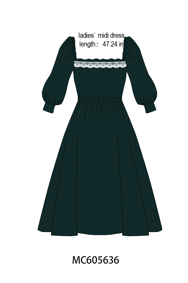 PO93 Forest velvet bow smocked ruffle collection