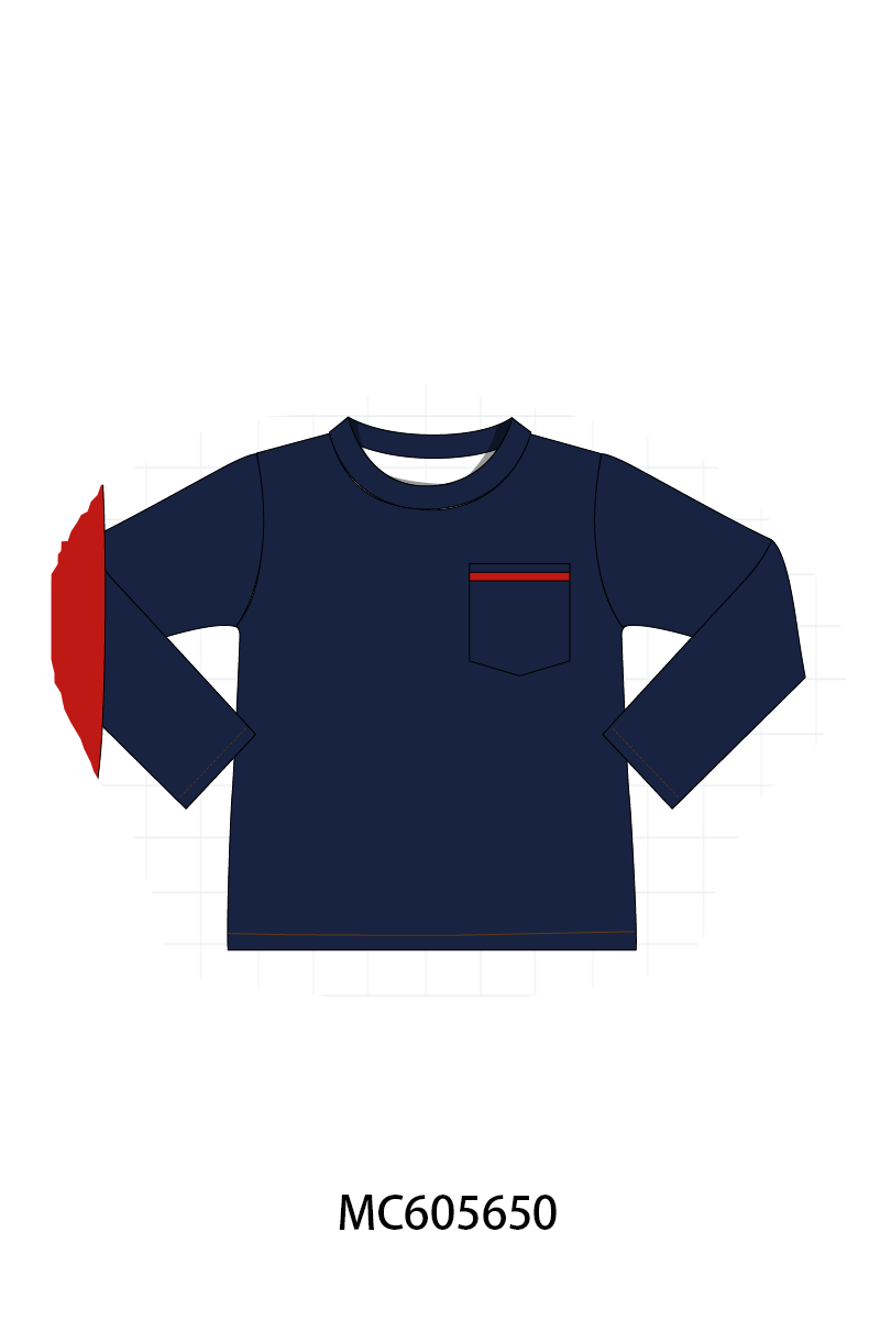 PO93 Navy holly embroidery collection
