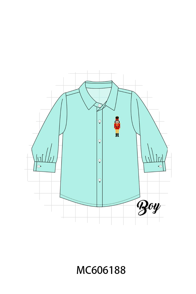 PO95 Pink nutcracker embroidery gingham collection