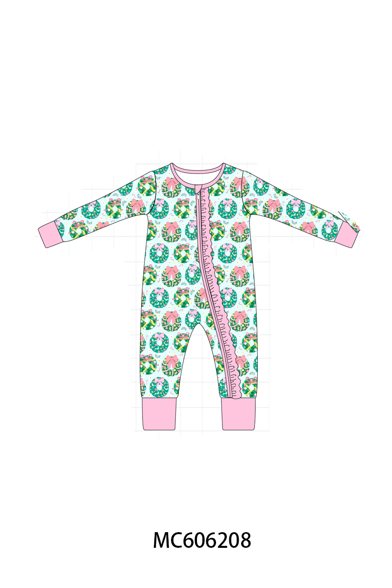 PO95 Green christmas wreath print collection
