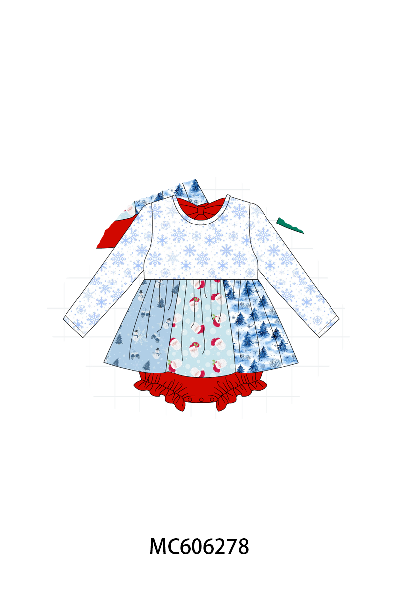 PO95 Christmas tree santa print collection 1