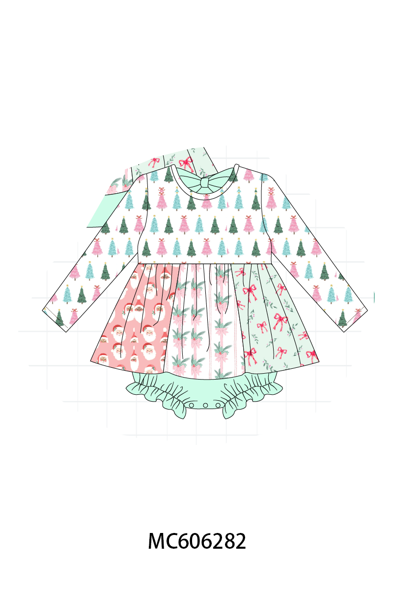 PO95 Christmas tree santa print collection 1