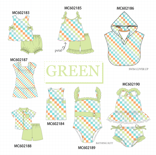 PO81 Multicolored checkered collection