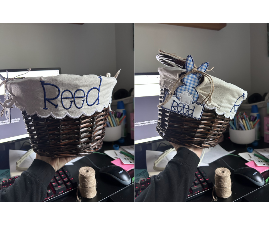 Embroidered Easter Basket