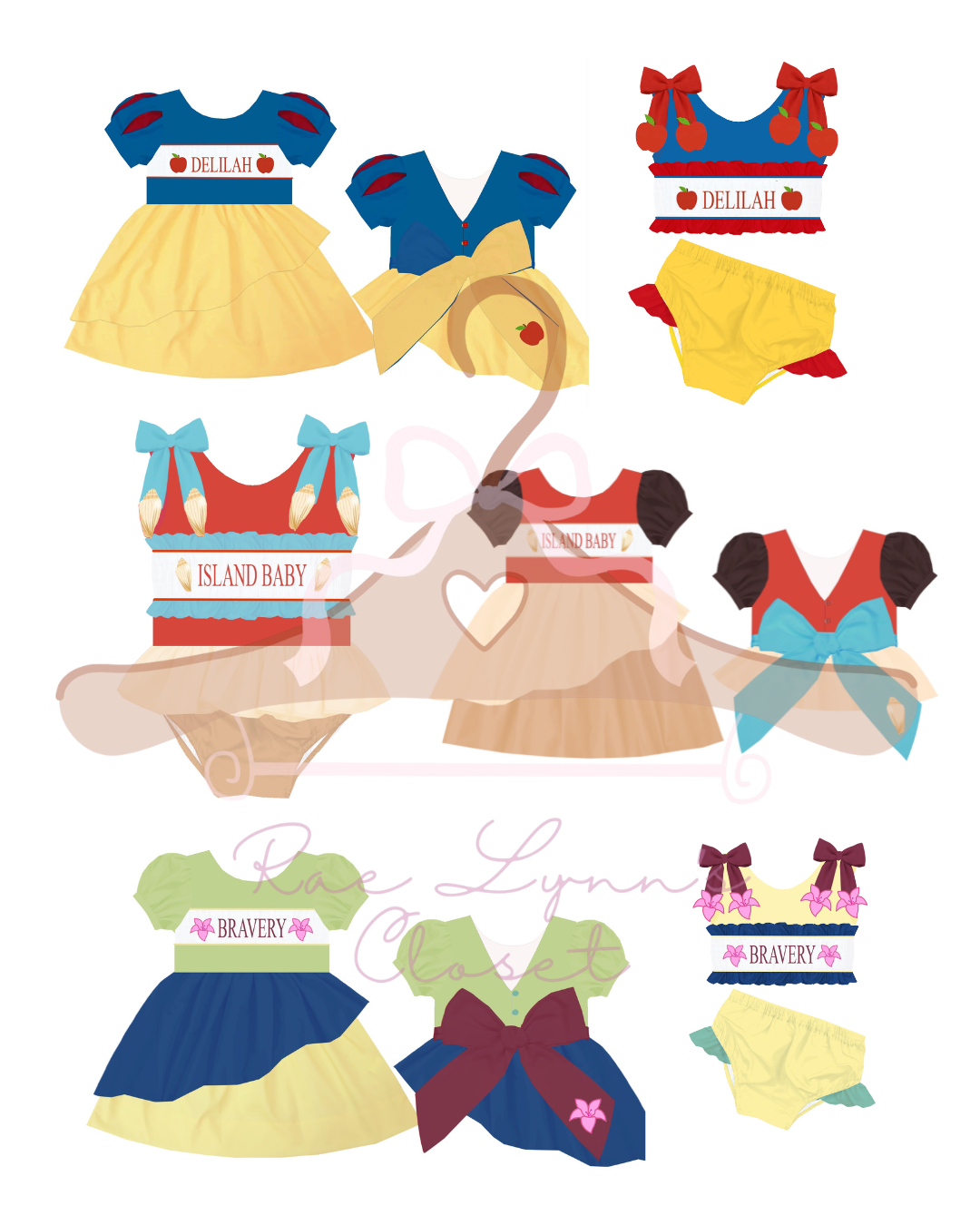 Handsmock Princess Dress