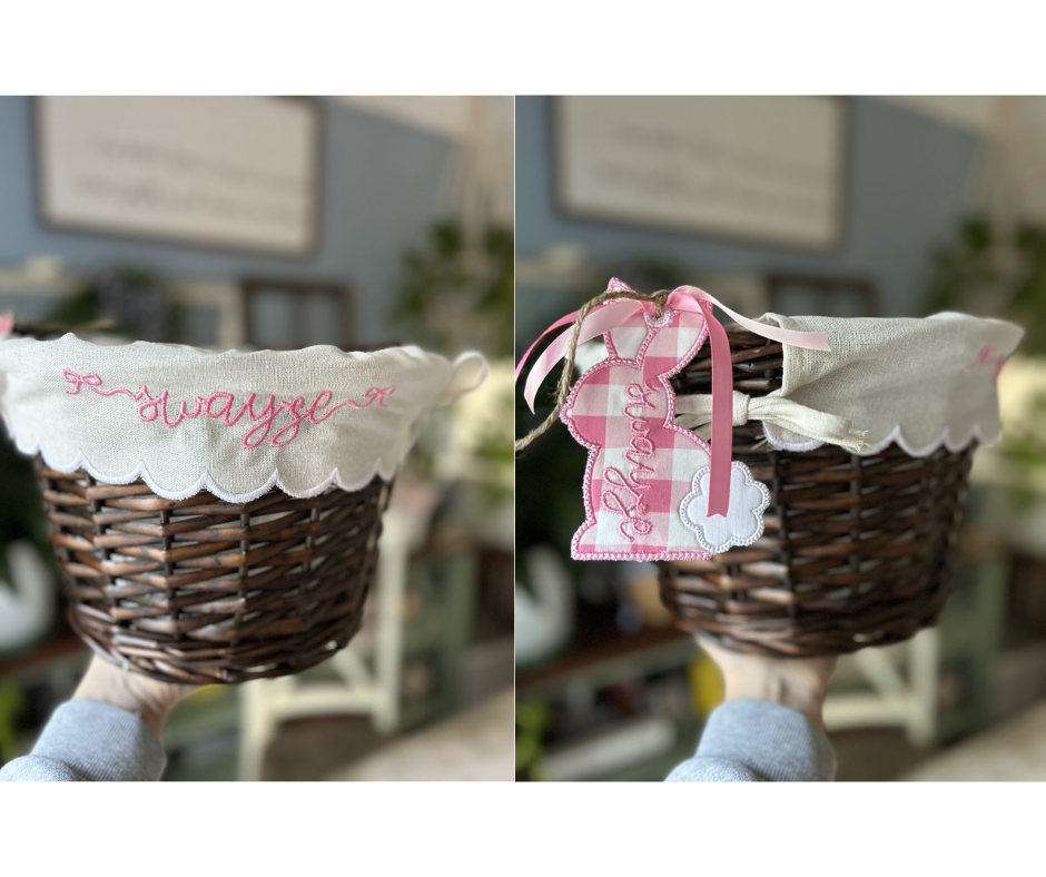 Embroidered Easter Basket