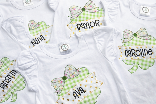 Girls Applique St. Patrick's Day